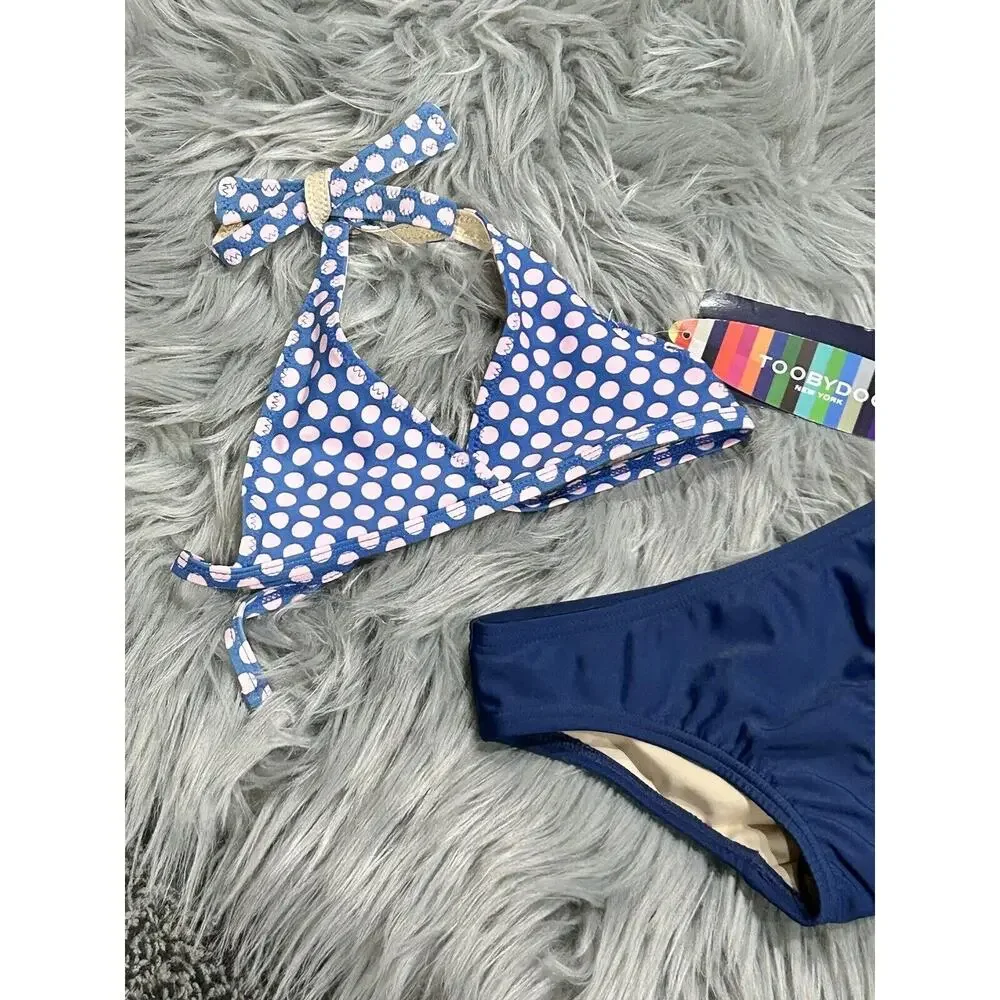 Toobydoo Girls Polka Dot 2 Piece Swim‎ Bikini 12-24month NWT